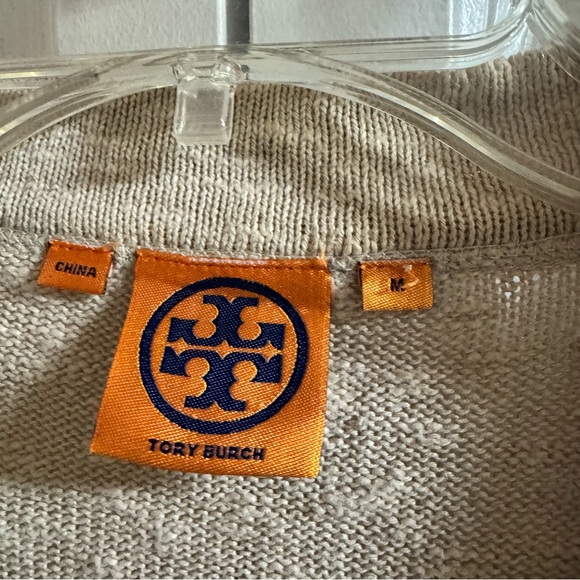 Tory Burch Beige Button-Up Cardigan - Picture 3 of 7